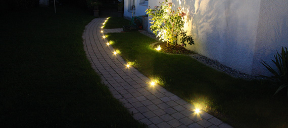 Licht im Garten