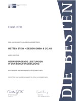 IHK Urkunde 'Die Besten' 2020