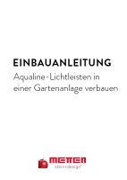 METTEN-Einbauanleitung Aqualine-Lichtleisten