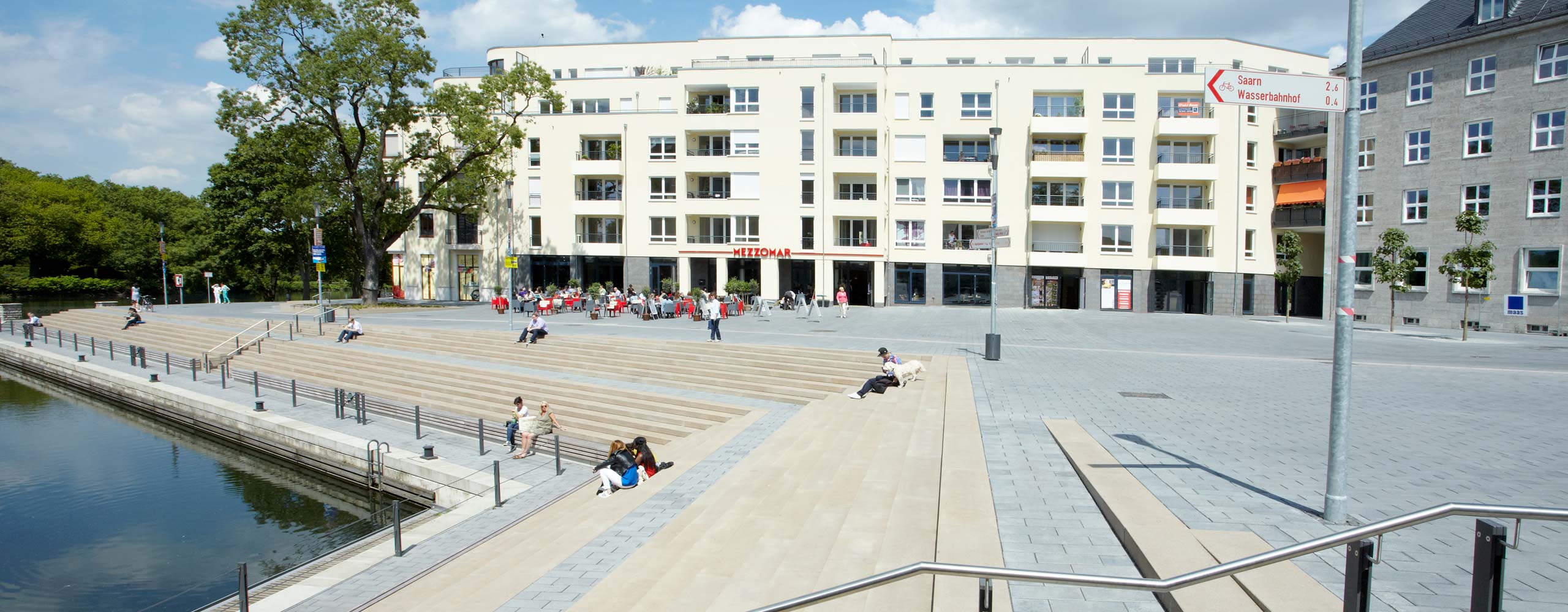 Ruhrbania - Ruhrpromenade und Wasserwanderrastplatz, Mülheim