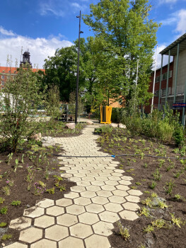 Frederiksberg (DNK), Rathaus, Asak Flyt Cubus Objektfarbe 1418.