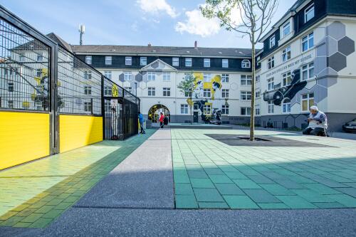 Dortmund Max Michallek Platz Belpasso Pflaster Pesto 2616 066