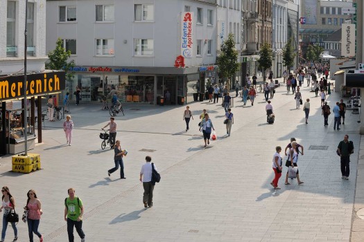 Bergisch Gladbach, Fußgängerzone, Boulevard Finoverde.