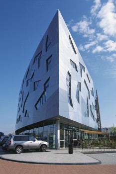 Nijmegen (NL), ROC Gebäude, Boulevard Objektfarbe.