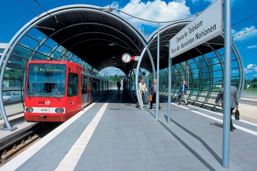 Siegburg, Bahnhof, Boulevard Grassano.