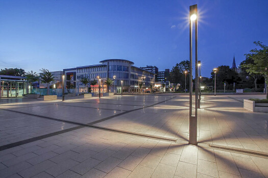 Herne, Willi-Pohlmann-Platz, Boulevard Grassano und Nardo.