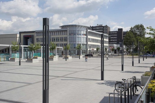 Herne, Willi-Pohlmann-Platz, Boulevard Grassano und Nardo.