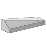 Kronimus Flachbordstein F15 Uebergangsstein 100