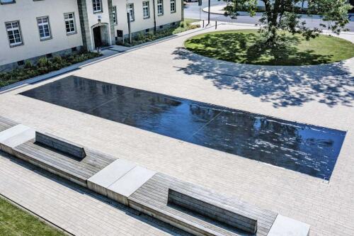 La Linia Pflaster Objektfarbe Wasserspiegel Herford 2655 37
