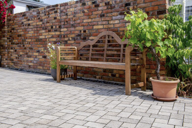 Urbino Pflaster Hauszugang Landhaus Rustikal Mediterran Braun Beige Gelb Klinker 2461 027