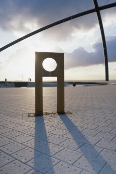 Herten, Horizont-Observatorium, AquaSix Granithell.