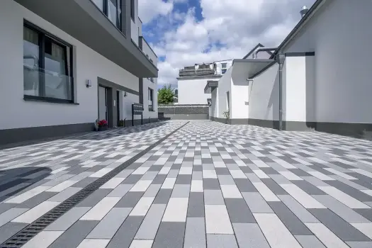 Privatobjekt, Corio Anthrazit, Hellgrau, Graubeige.