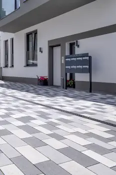 Privatobjekt, Corio Anthrazit, Hellgrau, Graubeige.