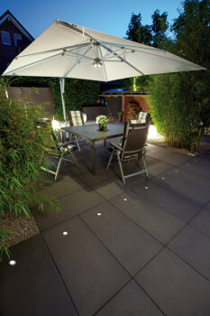 Senzo Terrassenplatten Carbon.