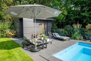 Arcadia Terrassenplatte Antzhrazit Pool 2553 045