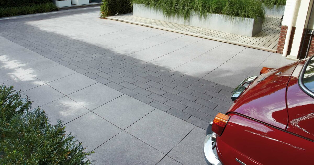 Pflasterstein in anthrazit Metten Stein+Design