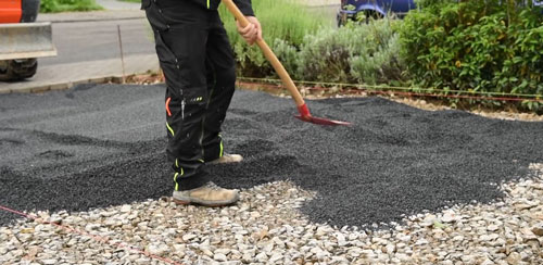 Terrassenplatten verlegen